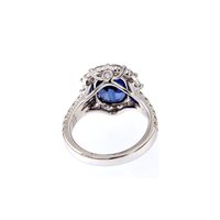 Vicenza - Piazzetta Palladio 2 - Ring Crivelli Woman ZAFFIRO in Gold Zaffiro 4.32 Ct 4709NS - 4709NS